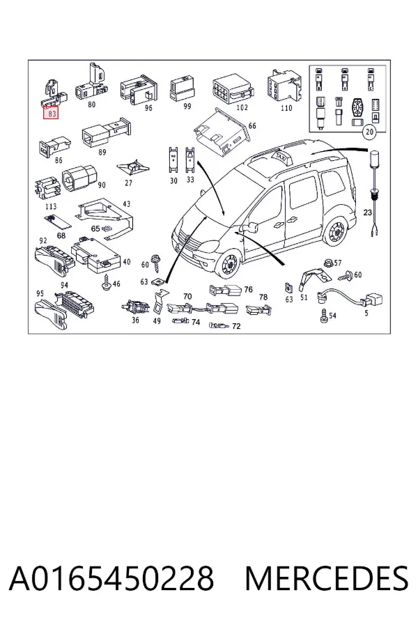  A0165450228 Mercedes