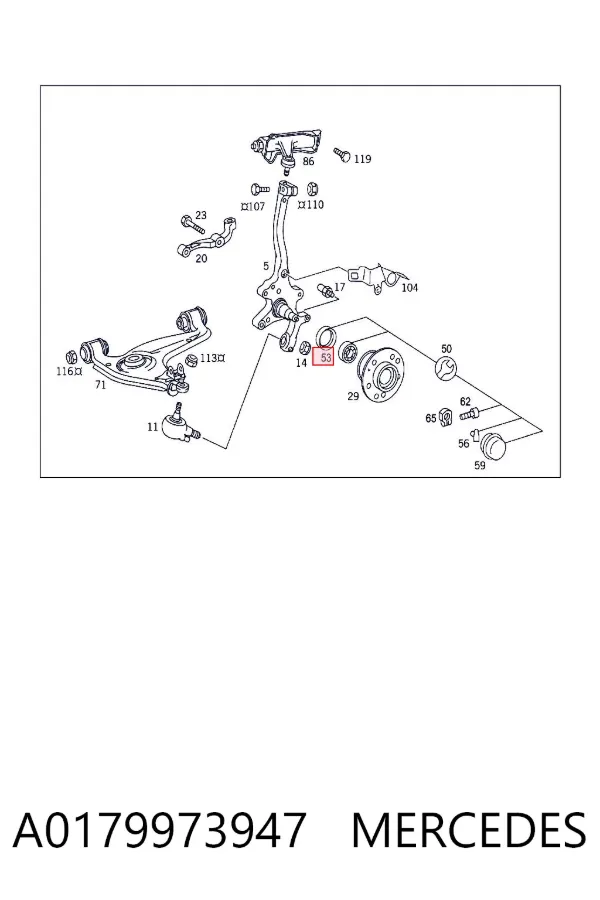  A0179973947 Mercedes