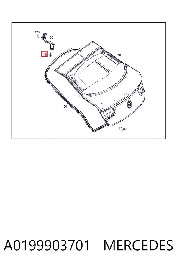  A0199903701 Mercedes