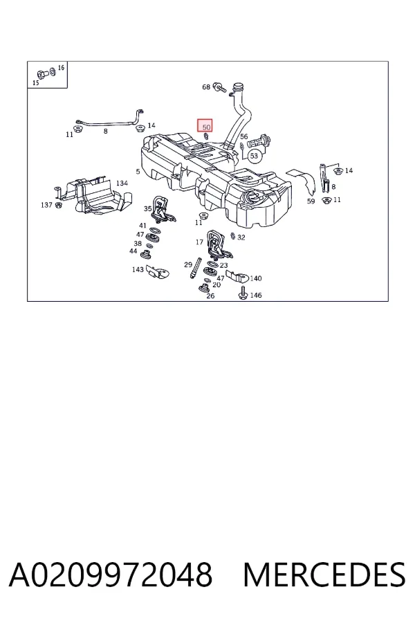  A0209972048 Mercedes