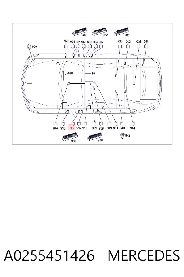  A0255451426 Mercedes