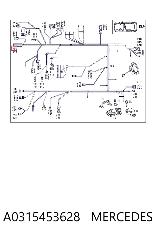  A0315453628 Mercedes