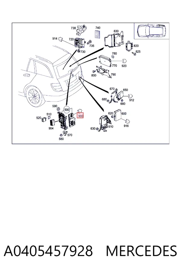  A0405457928 Mercedes