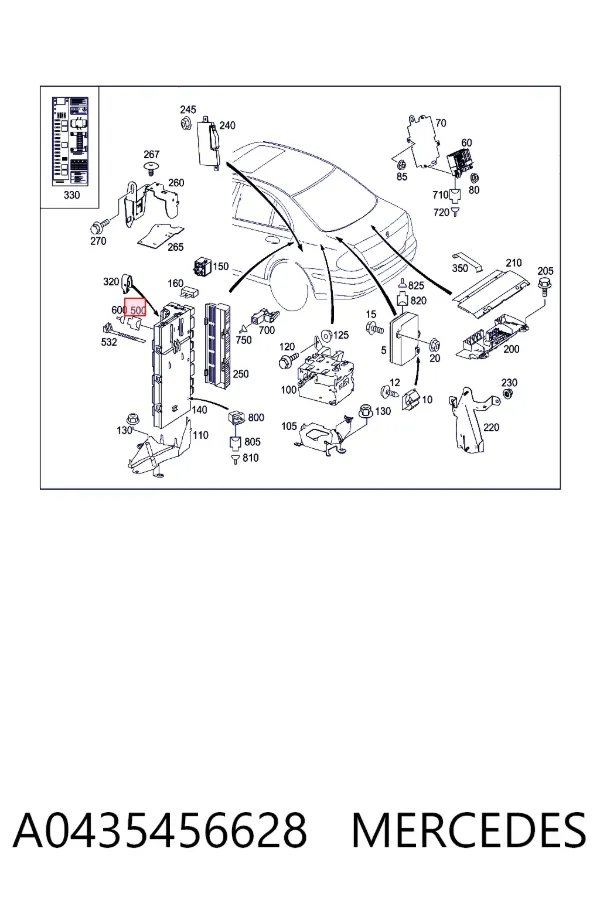  A0435456628 Mercedes