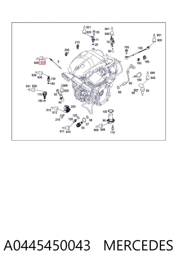  A0445450043 Mercedes