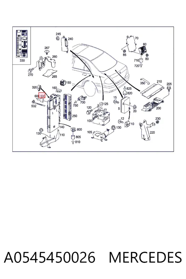  A0545450026 Mercedes