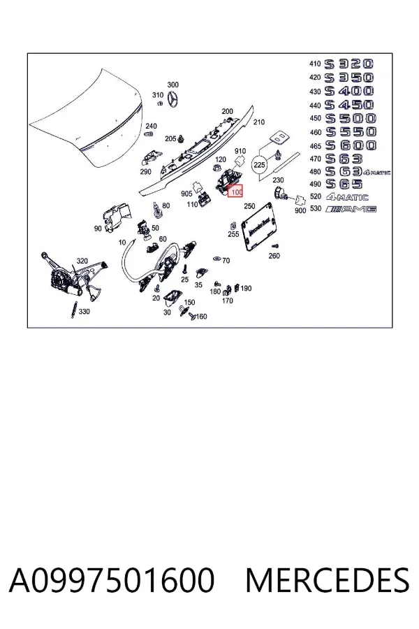  A0997501600 Mercedes