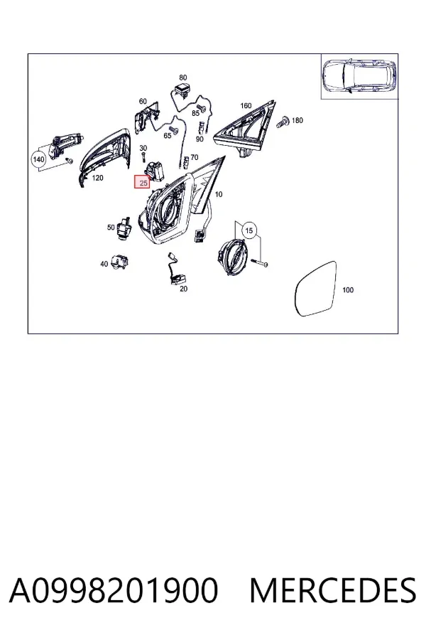 A0998201900 Mercedes