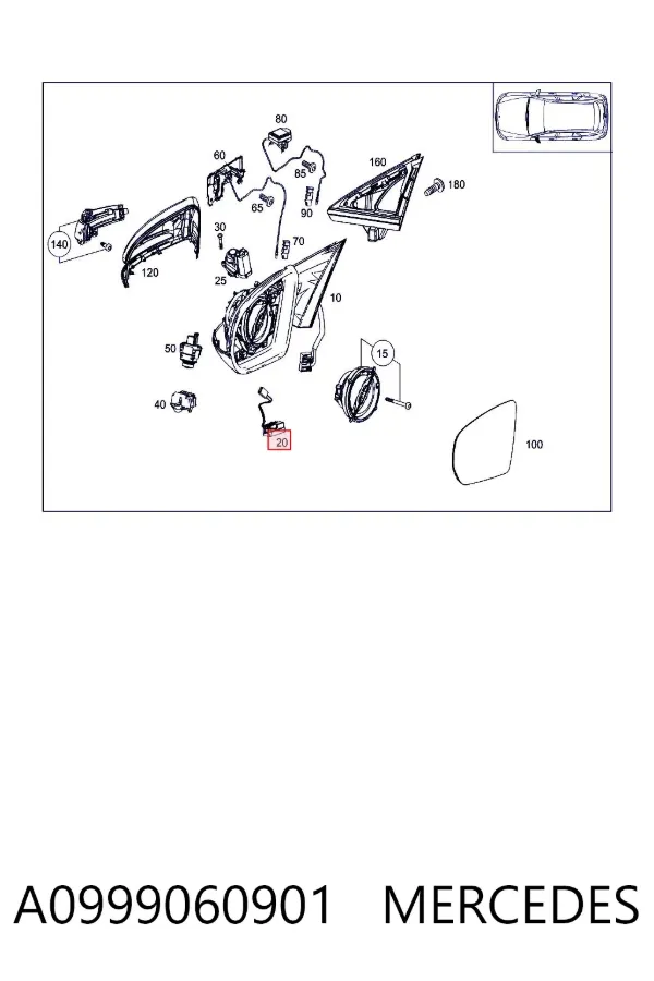  A0999060901 Mercedes