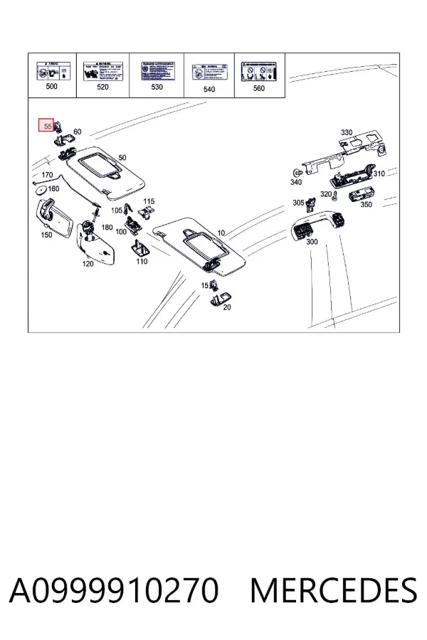  A0999910270 Mercedes