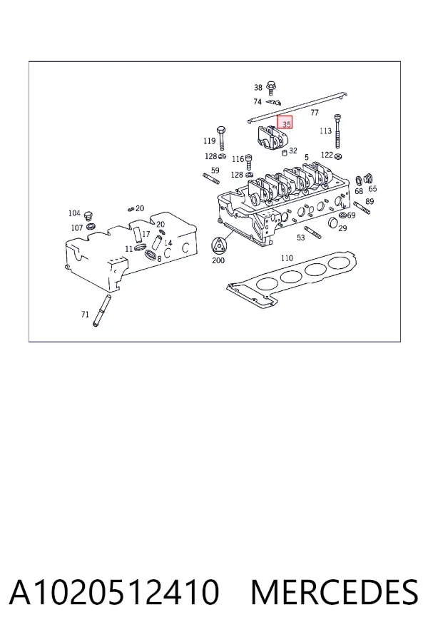  A1020512410 Mercedes
