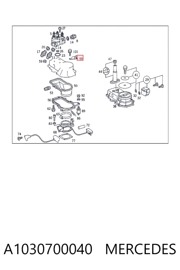  A1030700040 Mercedes