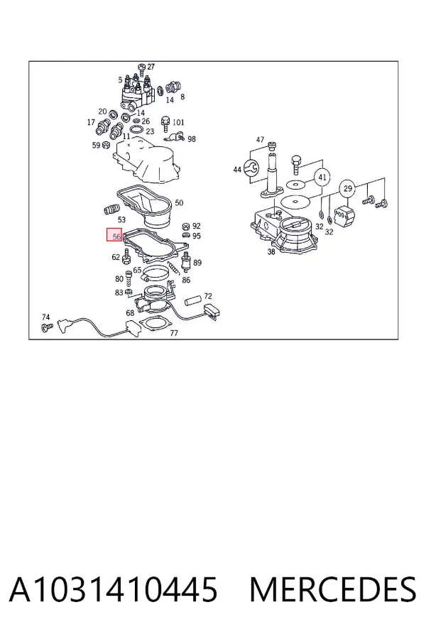  A1031410445 Mercedes