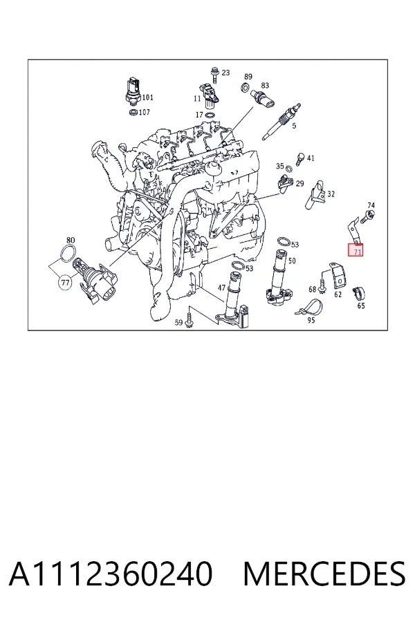  A1112360240 Mercedes