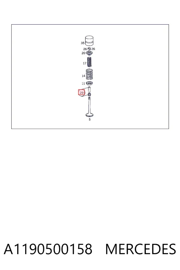 Juego de juntas para motor A1190500158 Mercedes