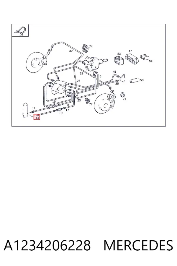  A1234206228 Mercedes