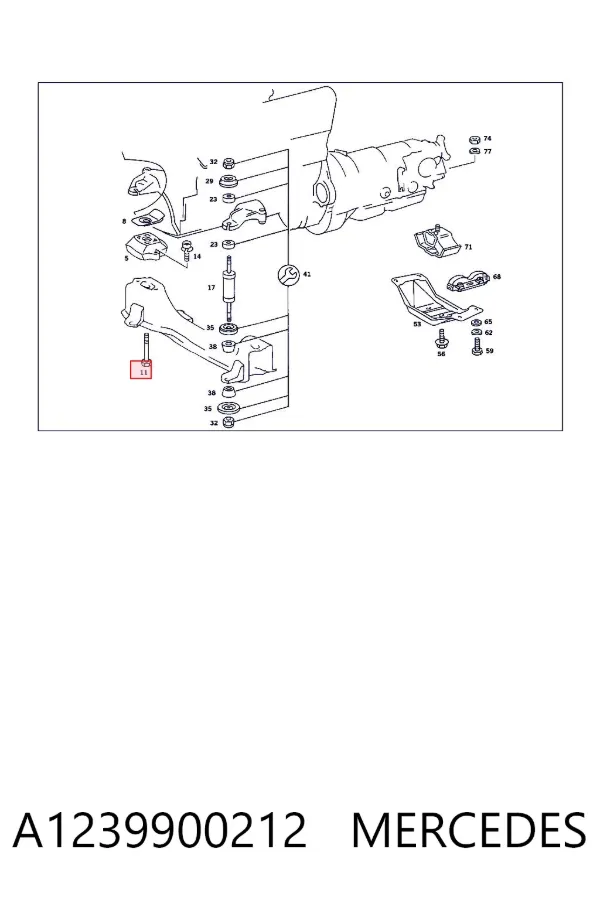  A1239900212 Mercedes