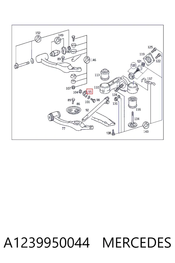  A1239950044 Mercedes