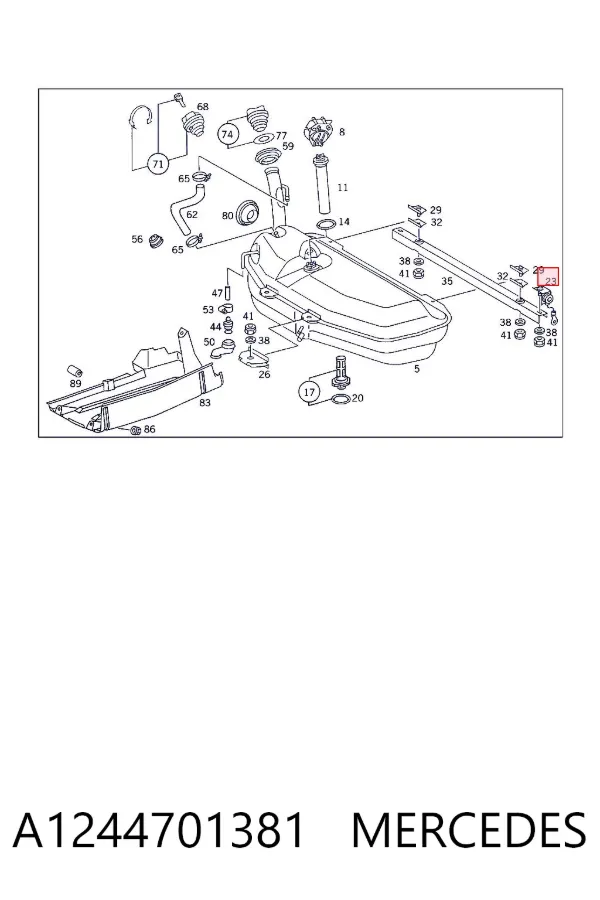  A1244701381 Mercedes