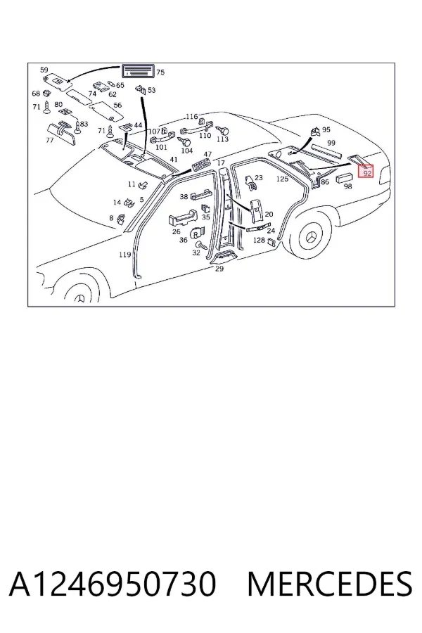  A1246950730 Mercedes