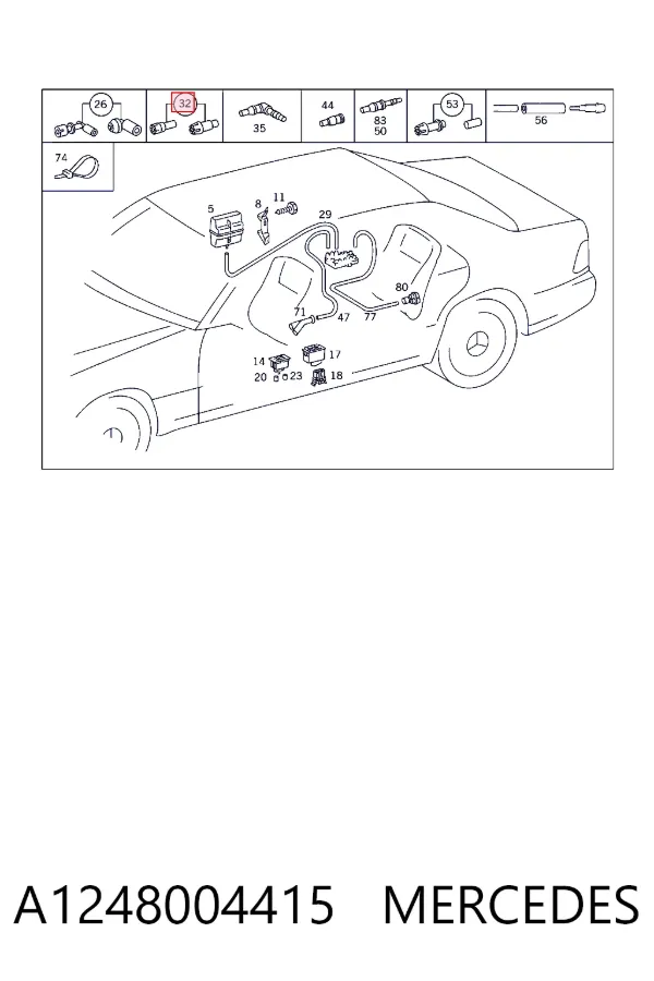  A1248004415 Mercedes