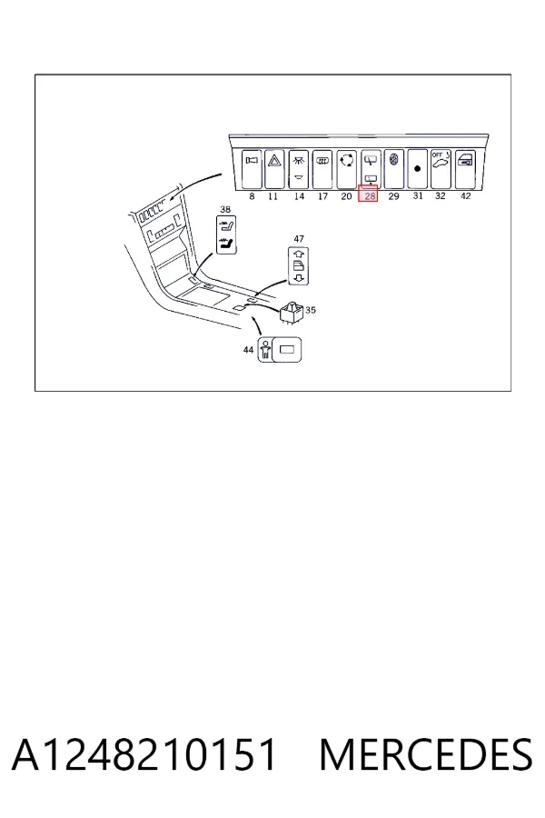 A1248210151 Mercedes