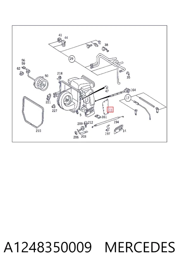  A1248350009 Mercedes