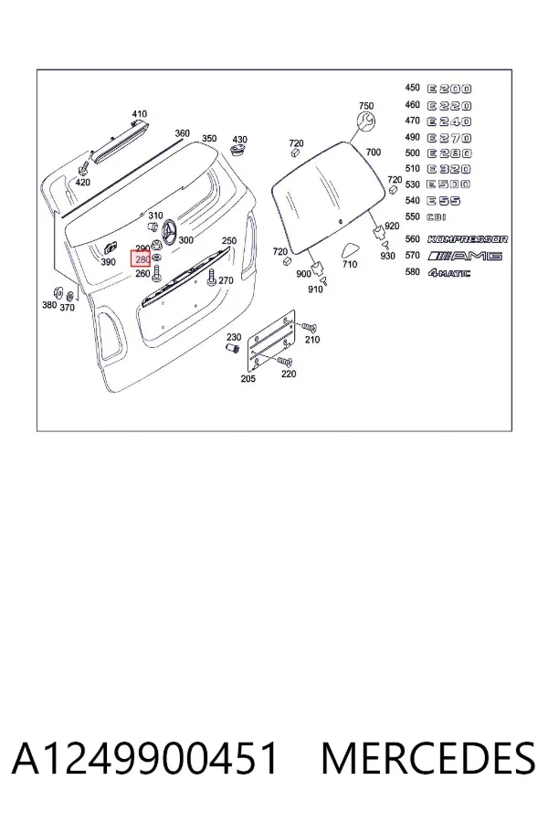  A1249900451 Mercedes