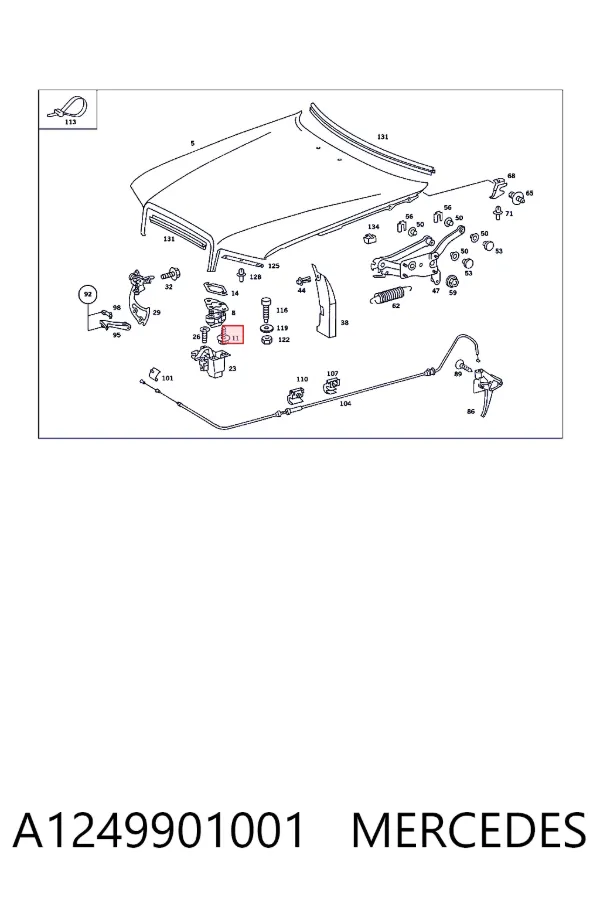  A1249901001 Mercedes