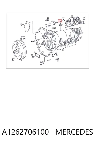 Kit de reparación de caja de cambios automática MERCEDES A1262706100