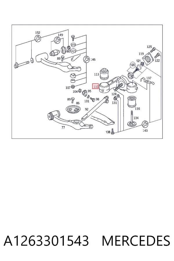  A1263301543 Mercedes