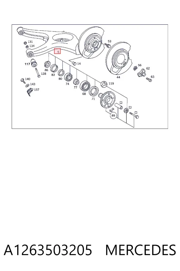  A1263503205 Mercedes
