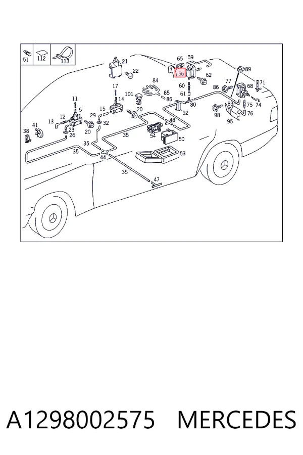  A1298002575 Mercedes
