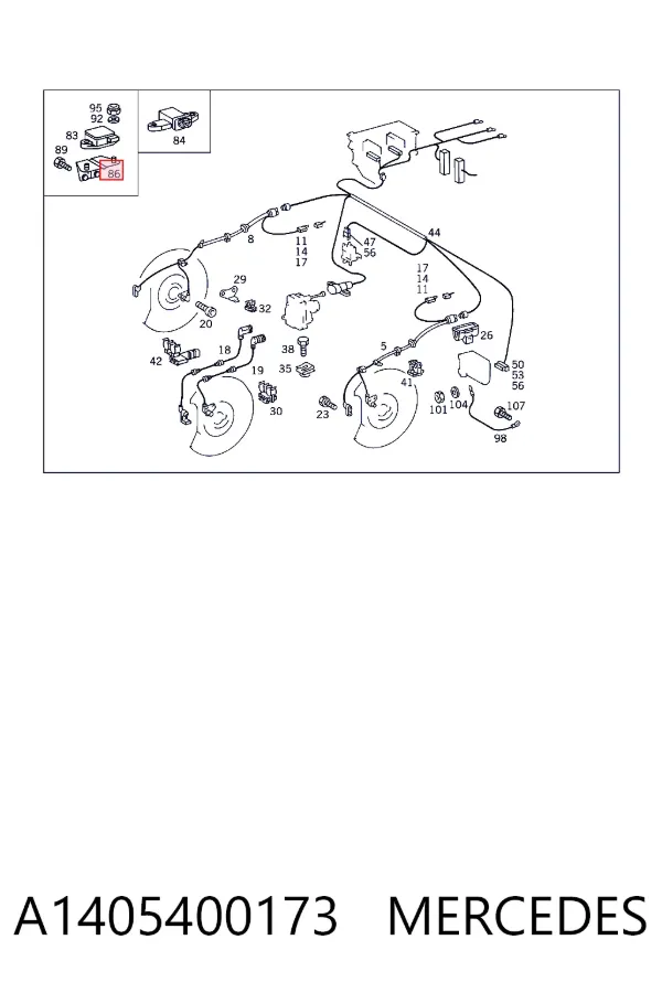  A1405400173 Mercedes