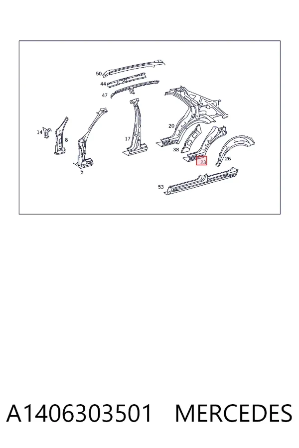  A1406303501 Mercedes
