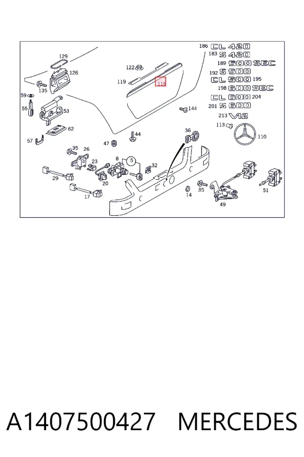  A1407500427 Mercedes