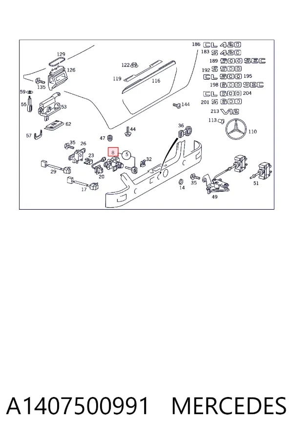  A1407500991 Mercedes
