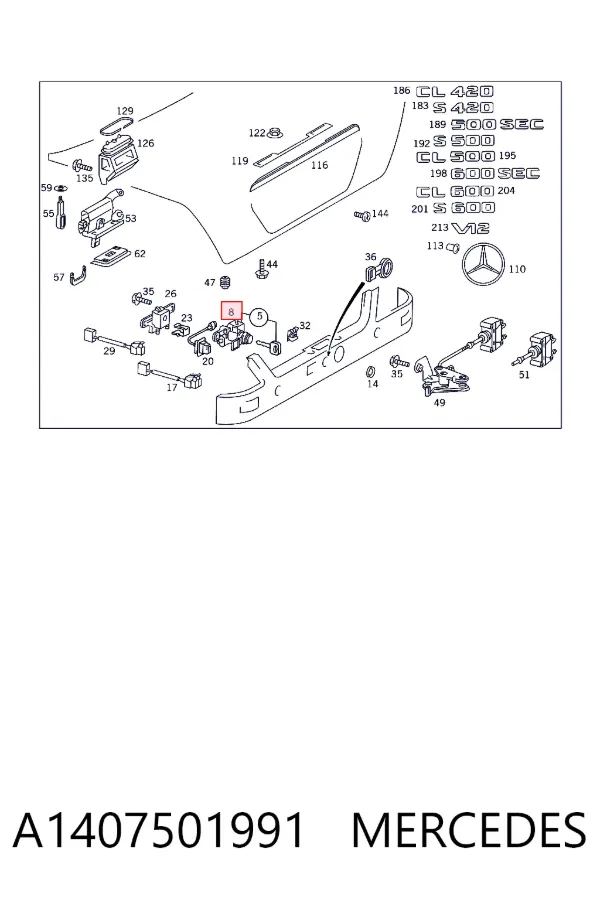  A1407501991 Mercedes