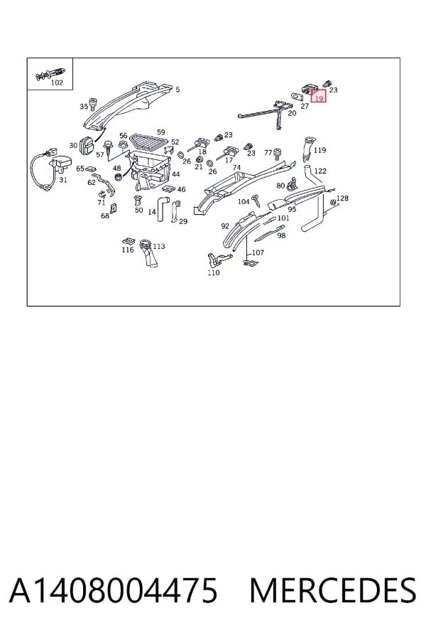  A1408004475 Mercedes
