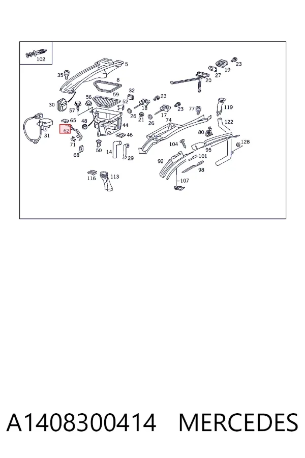  A1408300414 Mercedes