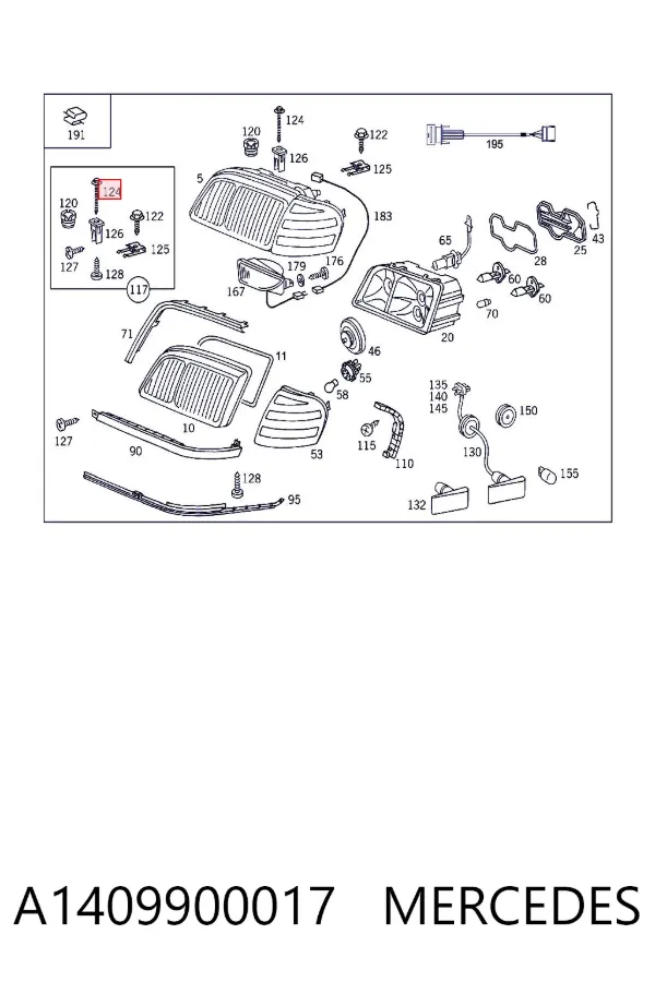  A1409900017 Mercedes