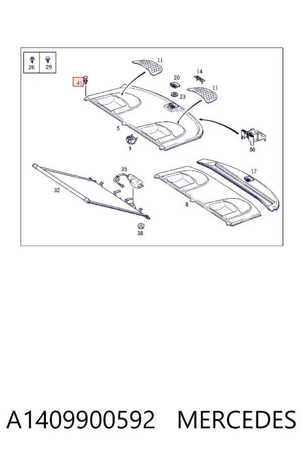  A1409900592 Mercedes