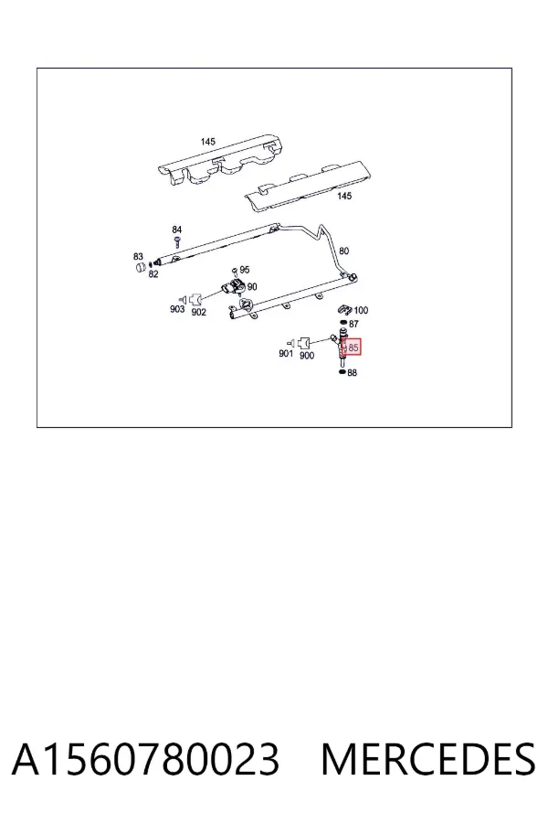 Inyector A1560780023 Mercedes