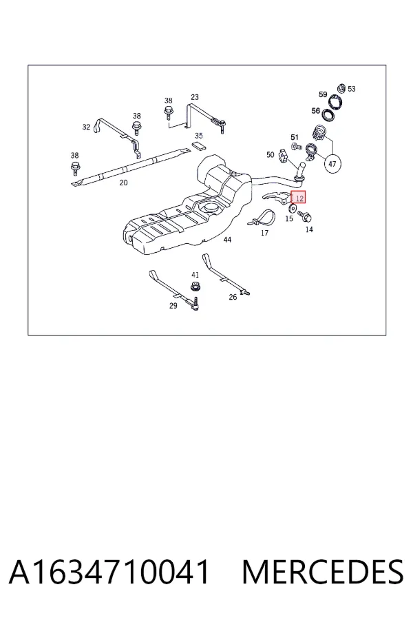  A1634710041 Mercedes