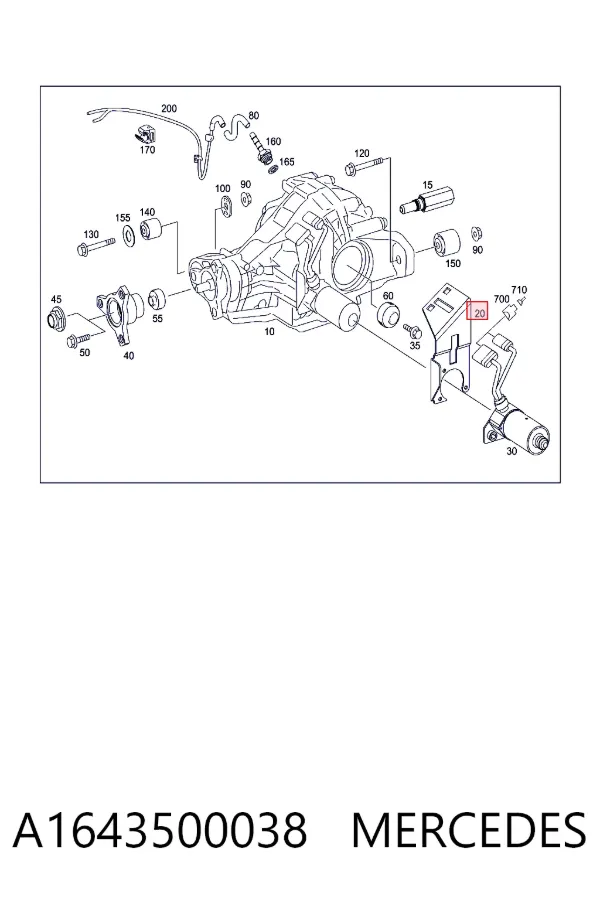  A1643500038 Mercedes
