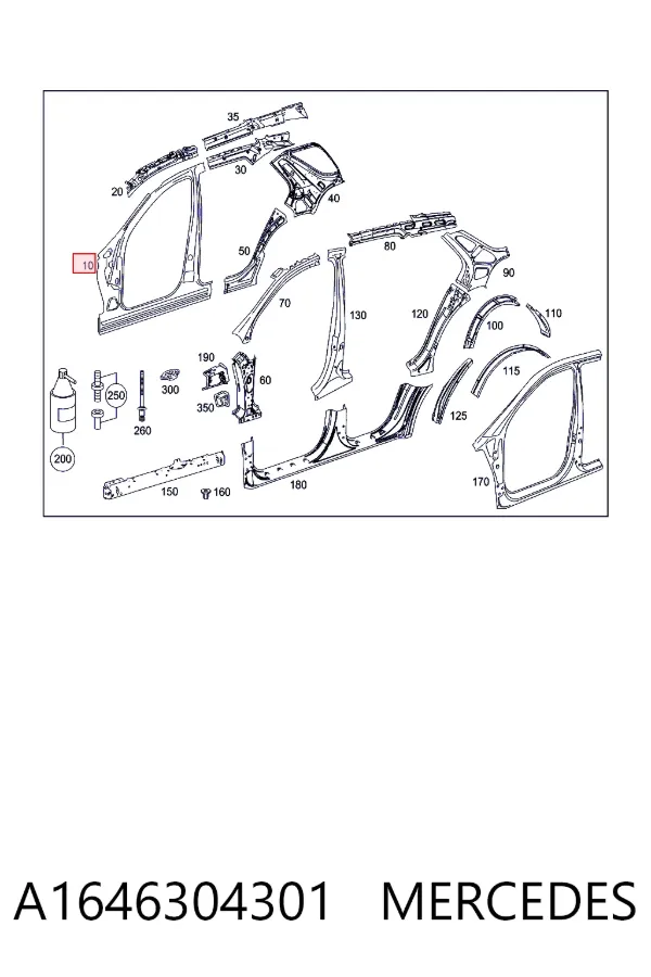  A1646304301 Mercedes