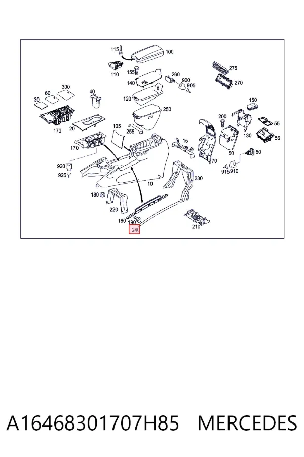  A16468301707H85 Mercedes