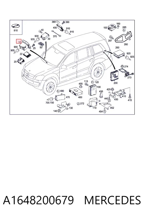 Pantalla Mercedes ML/GLE W164