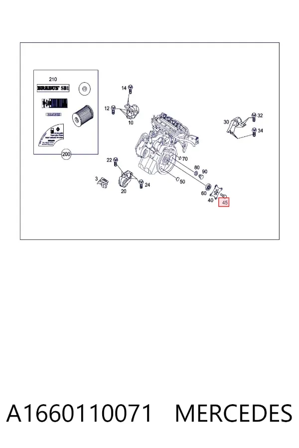  A1660110071 Mercedes