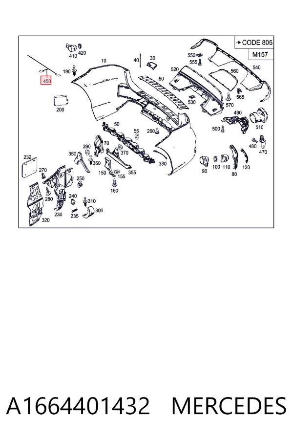 A1664401432 Mercedes